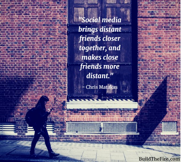 Social media brings distant friends closer together