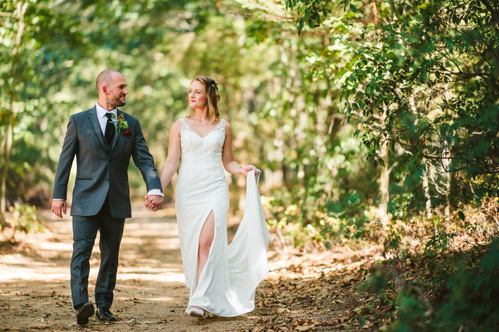 Photo for the essay Professor Chris and Coach Amber got Hitched!